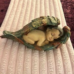 Sleeping Child Angel Sculpture